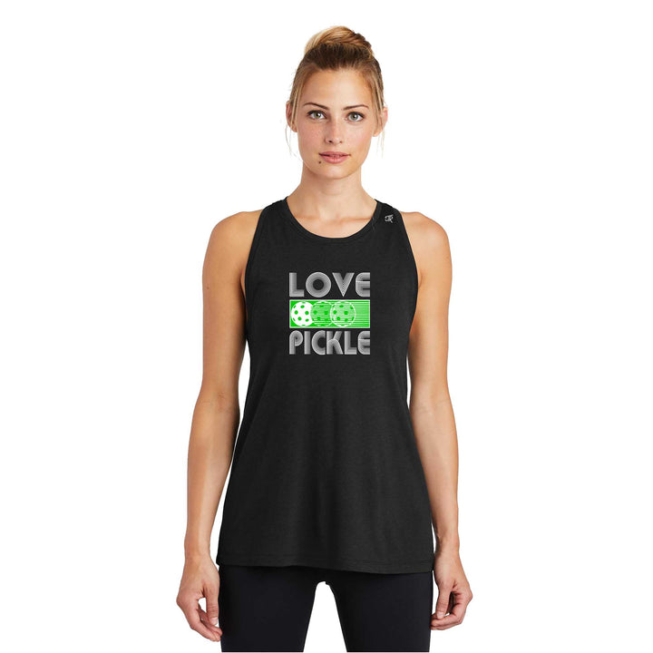 Love Pickleball Ladies Moisture Wicking Racerback Tank