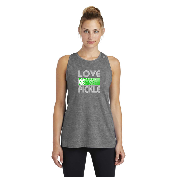 Love Pickleball Ladies Moisture Wicking Racerback Tank