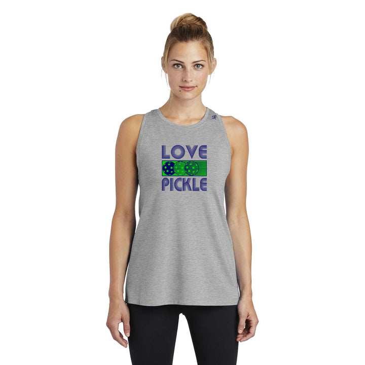 Love Pickleball Ladies Moisture Wicking Racerback Tank