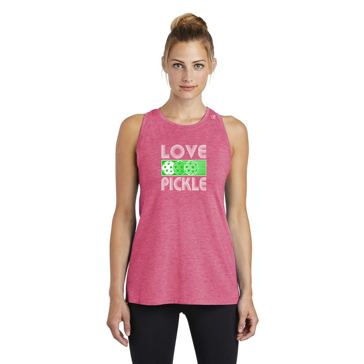 Love Pickleball Ladies Moisture Wicking Racerback Tank