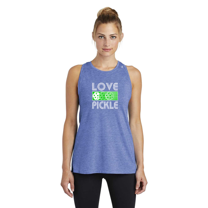 Love Pickleball Ladies Moisture Wicking Racerback Tank