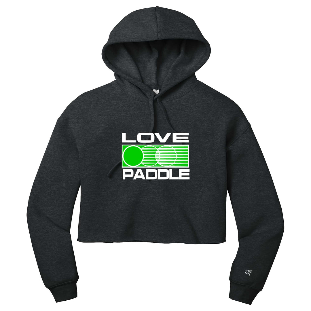 Love Platform Ladies Cropped Pullover Hoodie