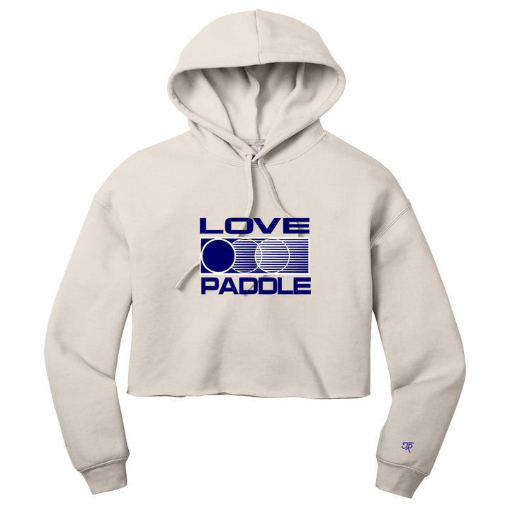 Love Platform Ladies Cropped Pullover Hoodie