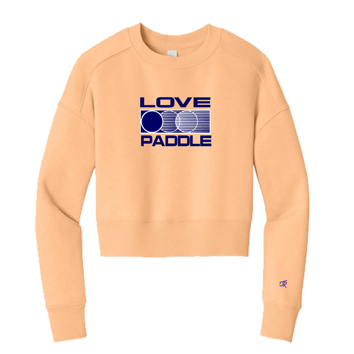 Love Platform Ladies Cropped Sweatshirt