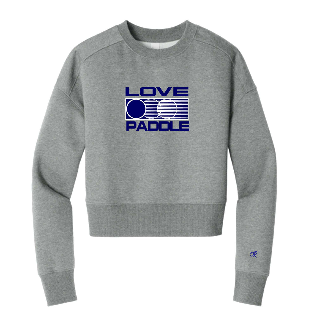 Love Platform Ladies Cropped Sweatshirt