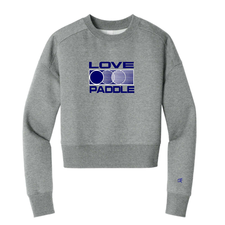 Love Platform Ladies Cropped Sweatshirt