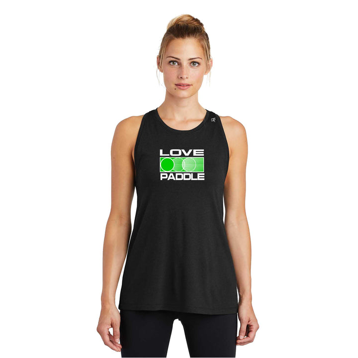 Love Platform Ladies Moisture Wicking Racerback Tank
