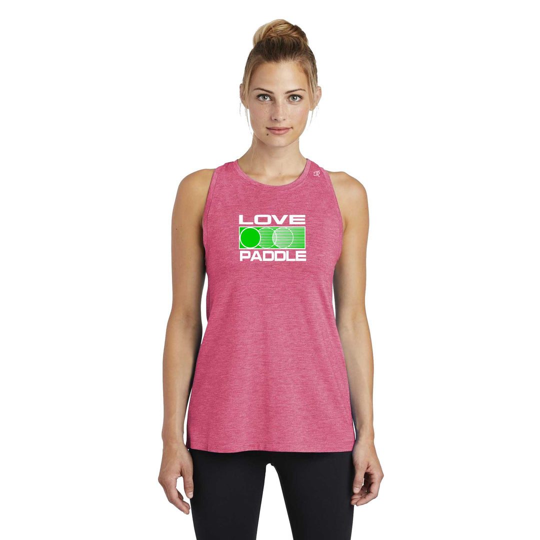Love Platform Ladies Moisture Wicking Racerback Tank