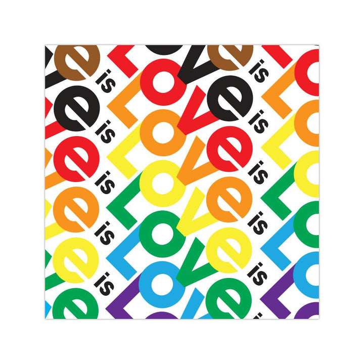 Love 2020 Pride - 4"x4" Vinyl Stickers