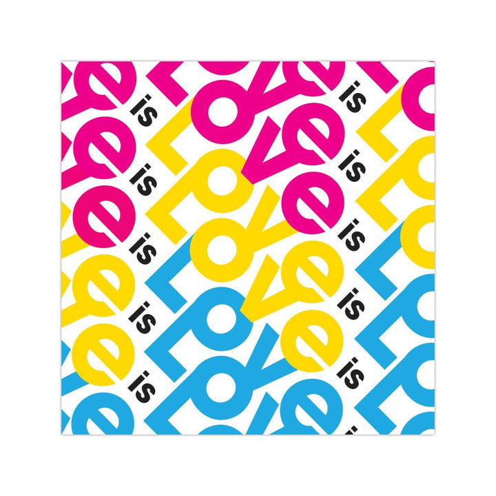 Love 2020 Pride - 4"x4" Vinyl Stickers