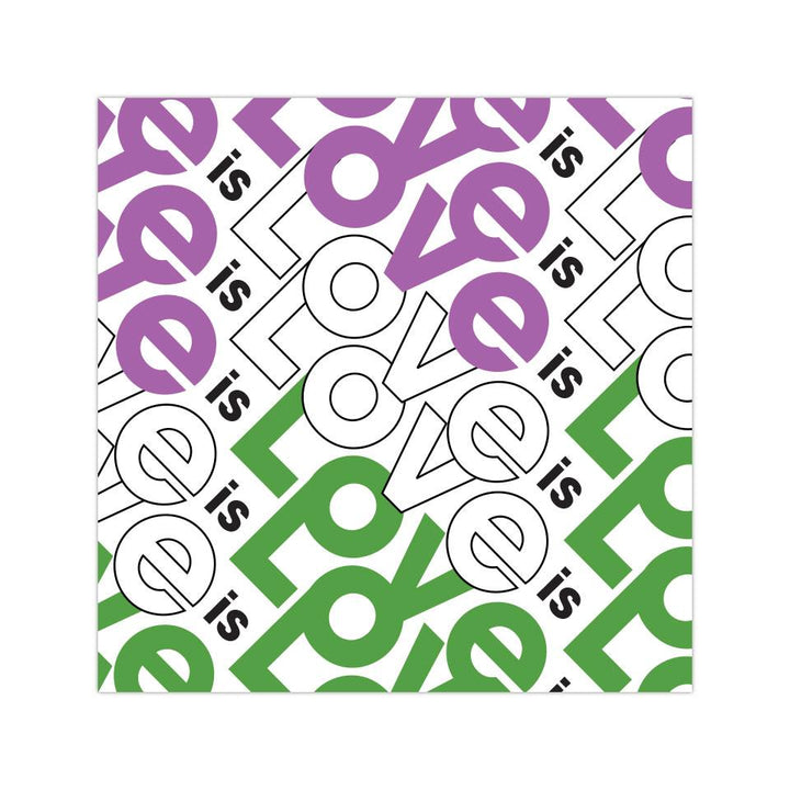 Love 2020 Pride - 4"x4" Vinyl Stickers