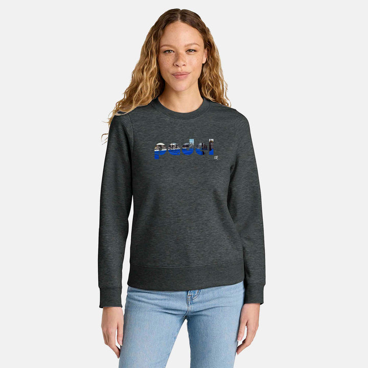 Padel Court Love Ladies Crewneck Sweatshirts