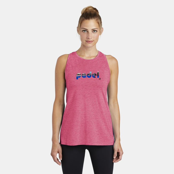 Padel Court Love Ladies Moisture Wicking Racerback Tank