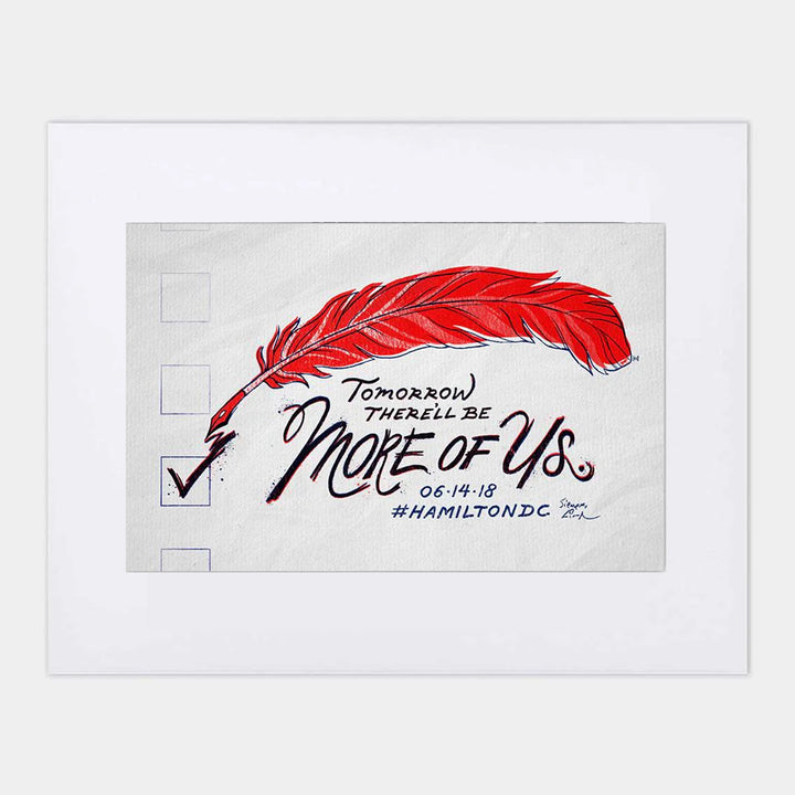 Hamilton DC "More Of Us" 8"x10" Art Print