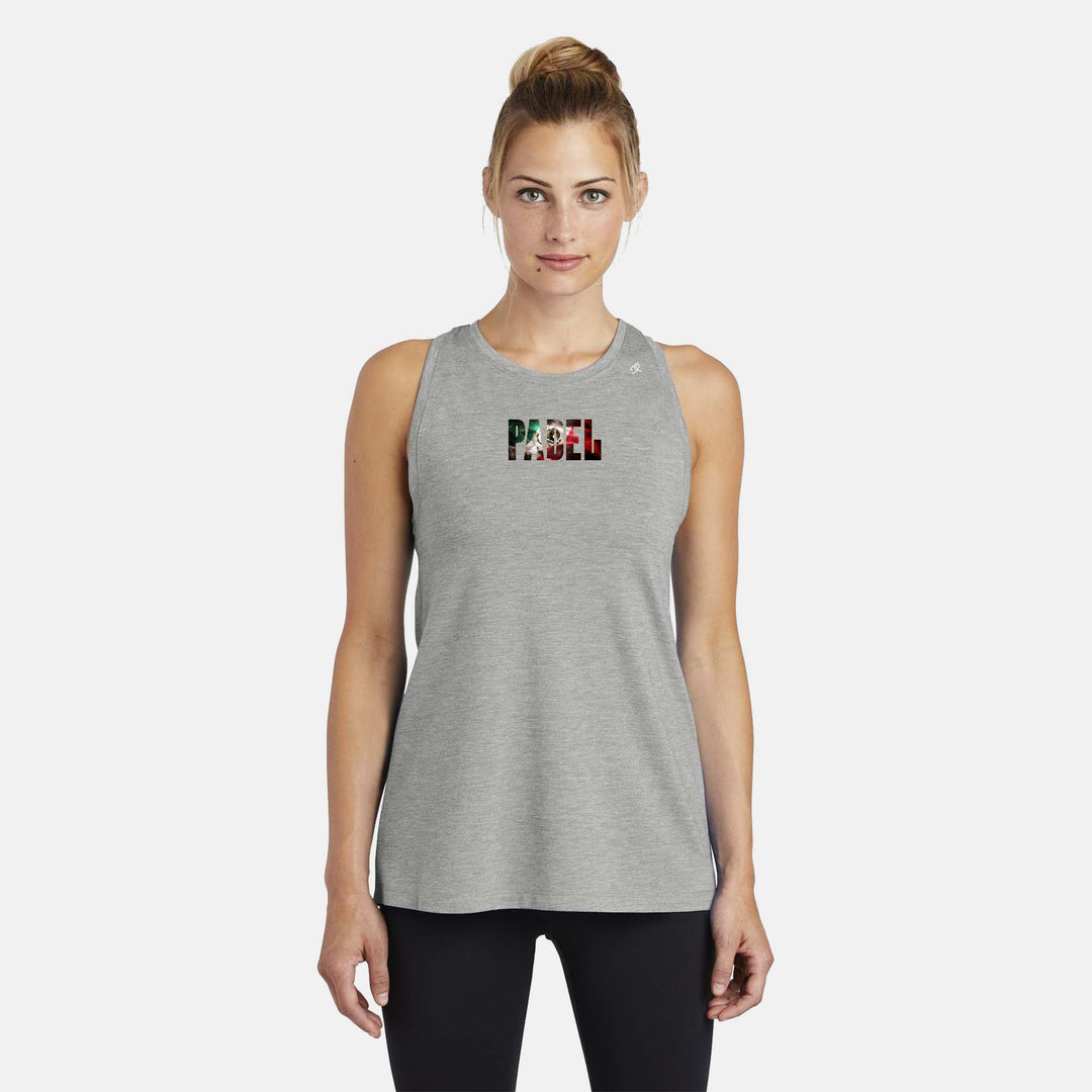 Padel Flags Ladies Moisture Wicking Racerback Tank - LATAM Region