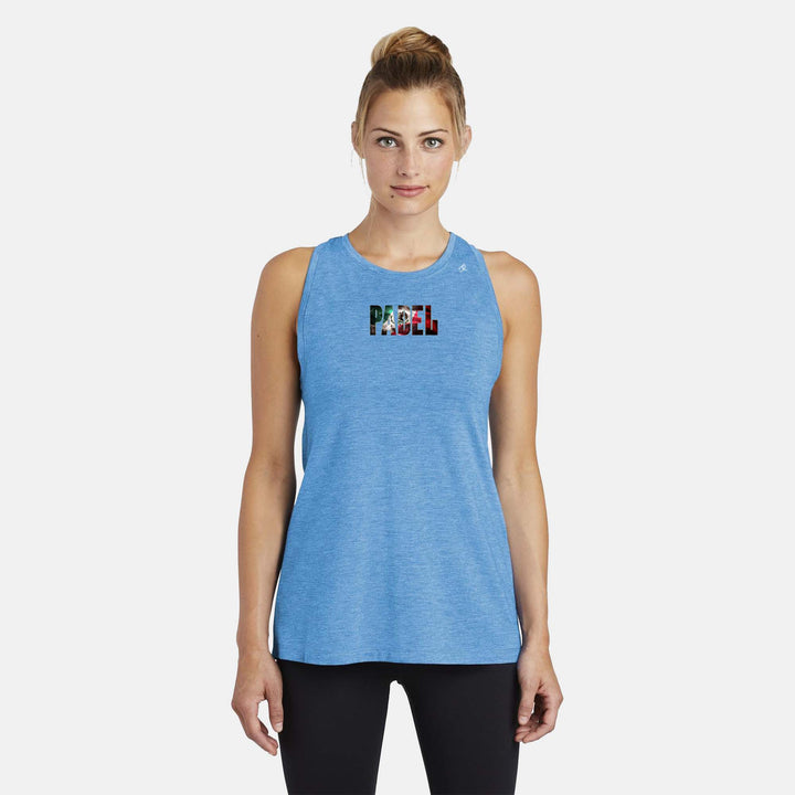 Padel Flags Ladies Moisture Wicking Racerback Tank - LATAM Region