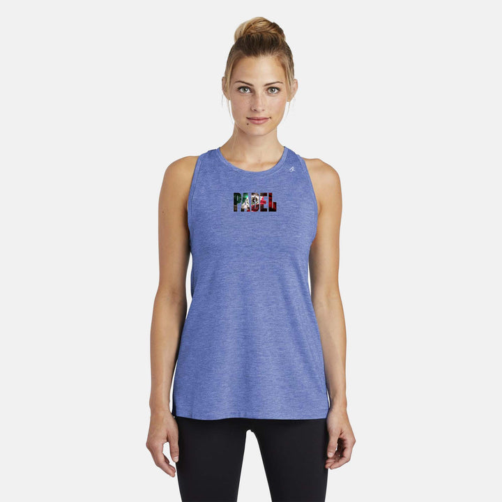 Padel Flags Ladies Moisture Wicking Racerback Tank - LATAM Region