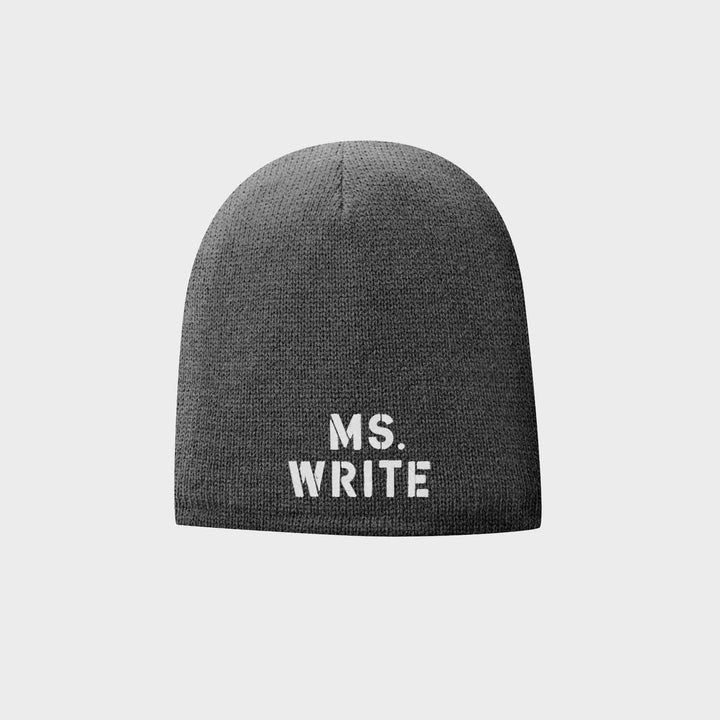 Ms. Write Beanies