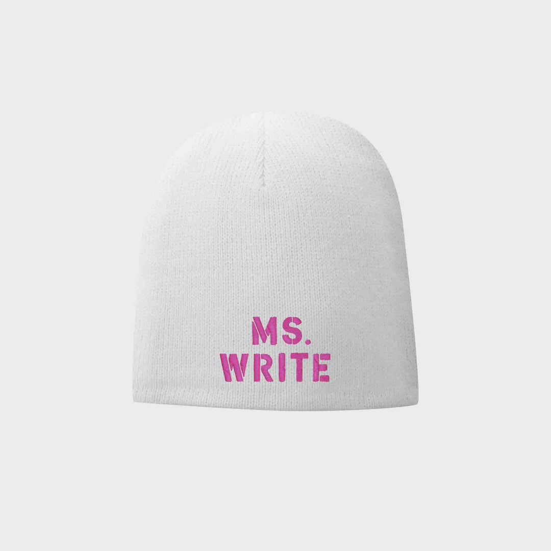 Ms. Write Beanies