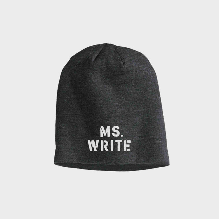 Ms. Write Beanies
