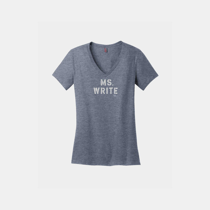 MS. WRITE Ladies V-Neck