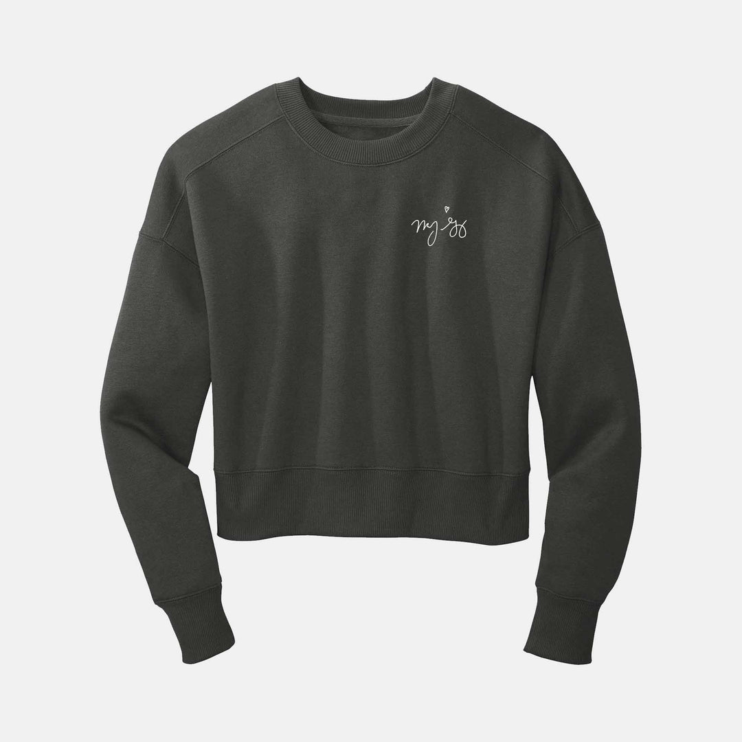 Mandy Gonzalez Signature Ladies Cropped Sweatshirt
