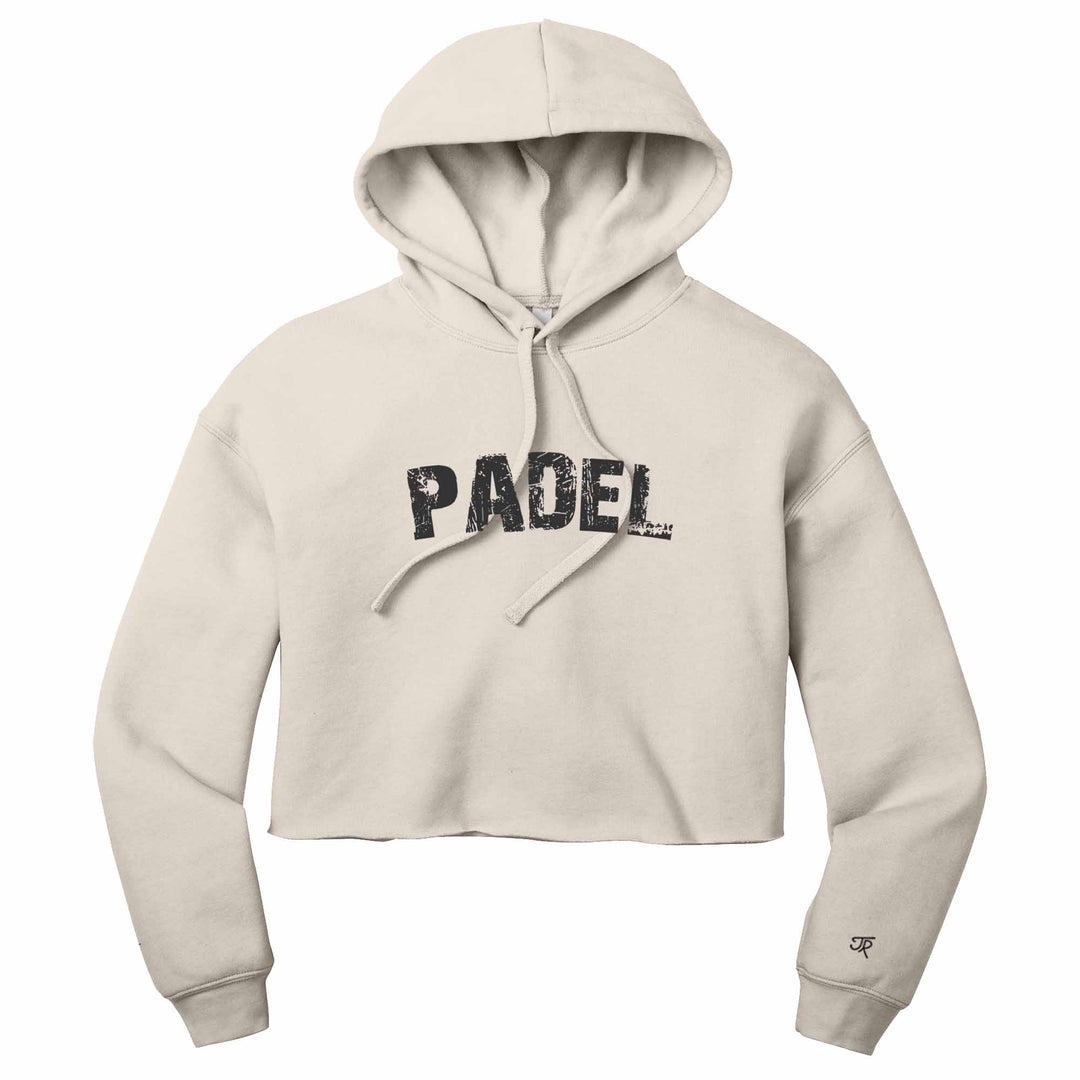 Padel Arc Ladies Cropped Pullover Hoodie