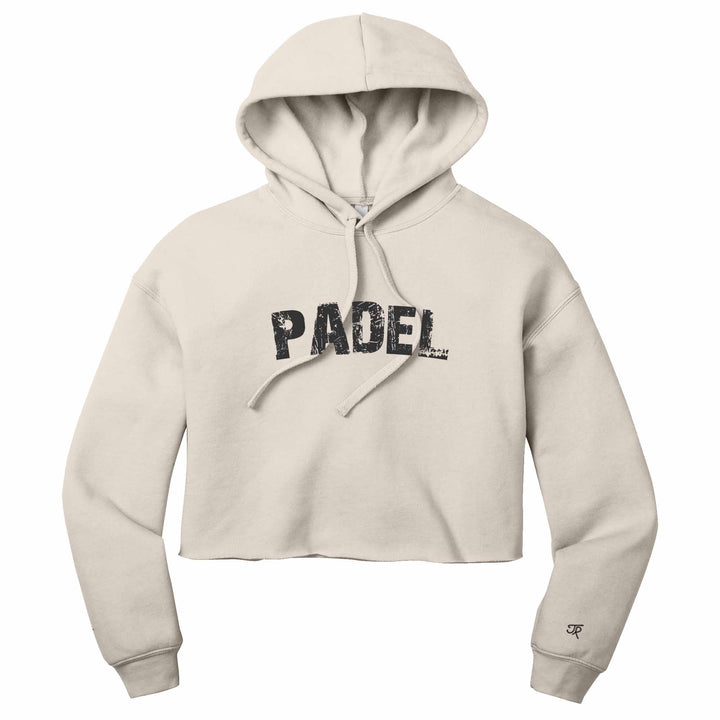 Padel Arc Ladies Cropped Pullover Hoodie
