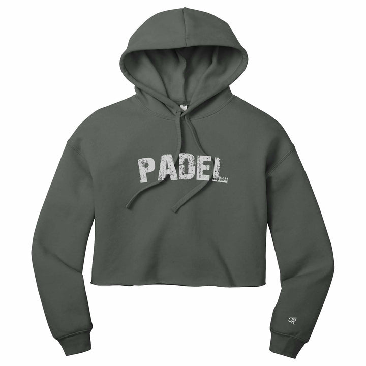 Padel Arc Ladies Cropped Pullover Hoodie