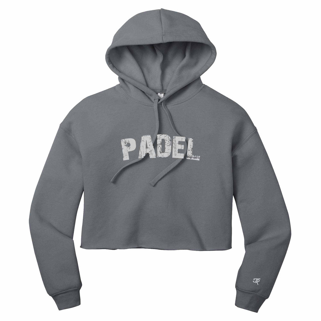 Padel Arc Ladies Cropped Pullover Hoodie