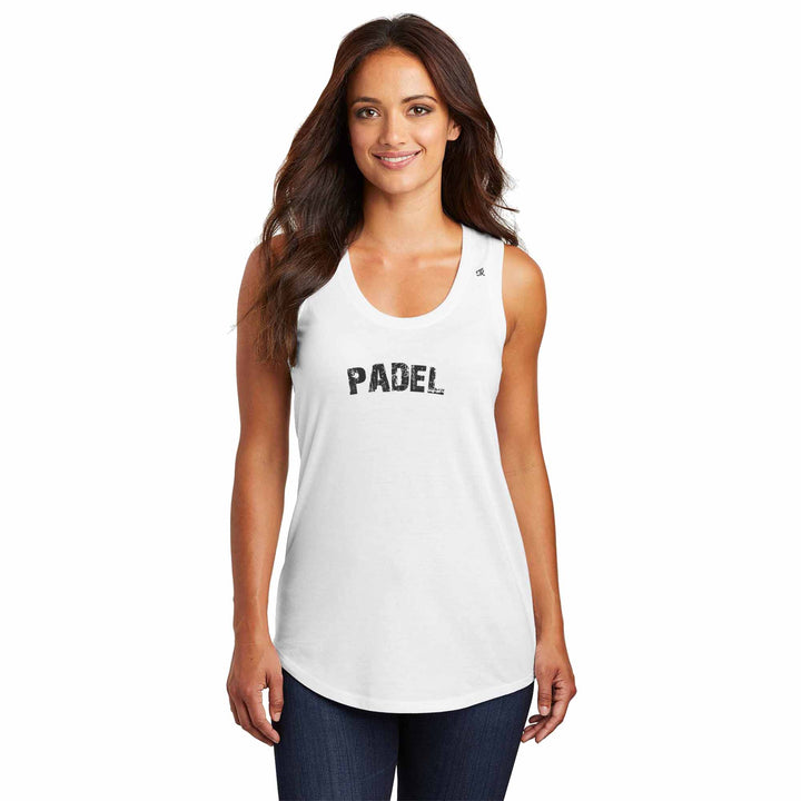 Padel Arc Ladies Tri-Blend Racerback Tank