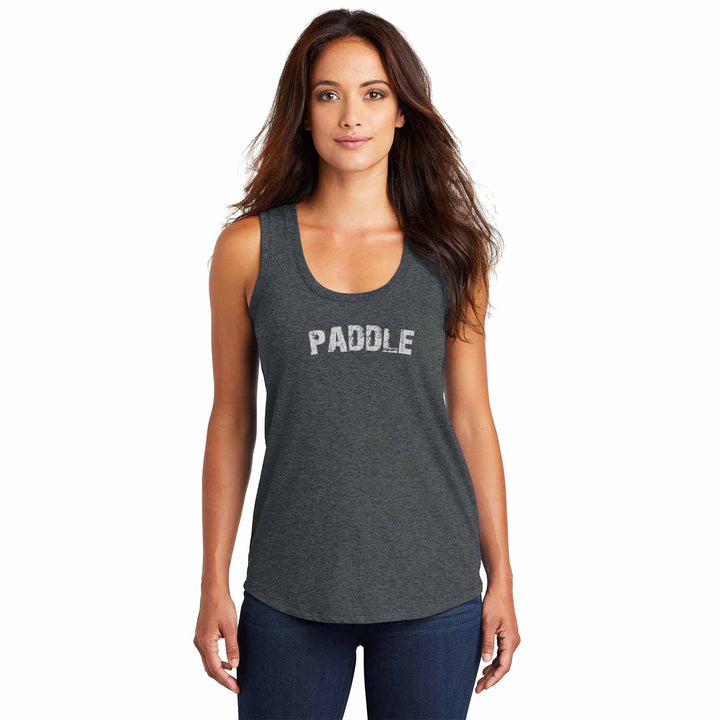 Platform Arc Ladies Tri-Blend Racerback Tank