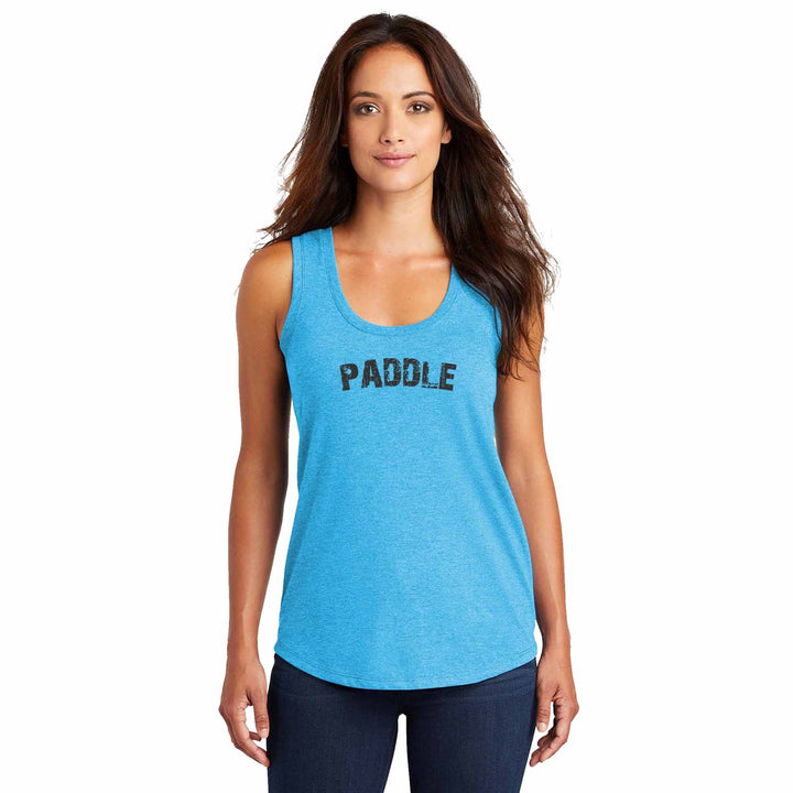 Platform Arc Ladies Tri-Blend Racerback Tank