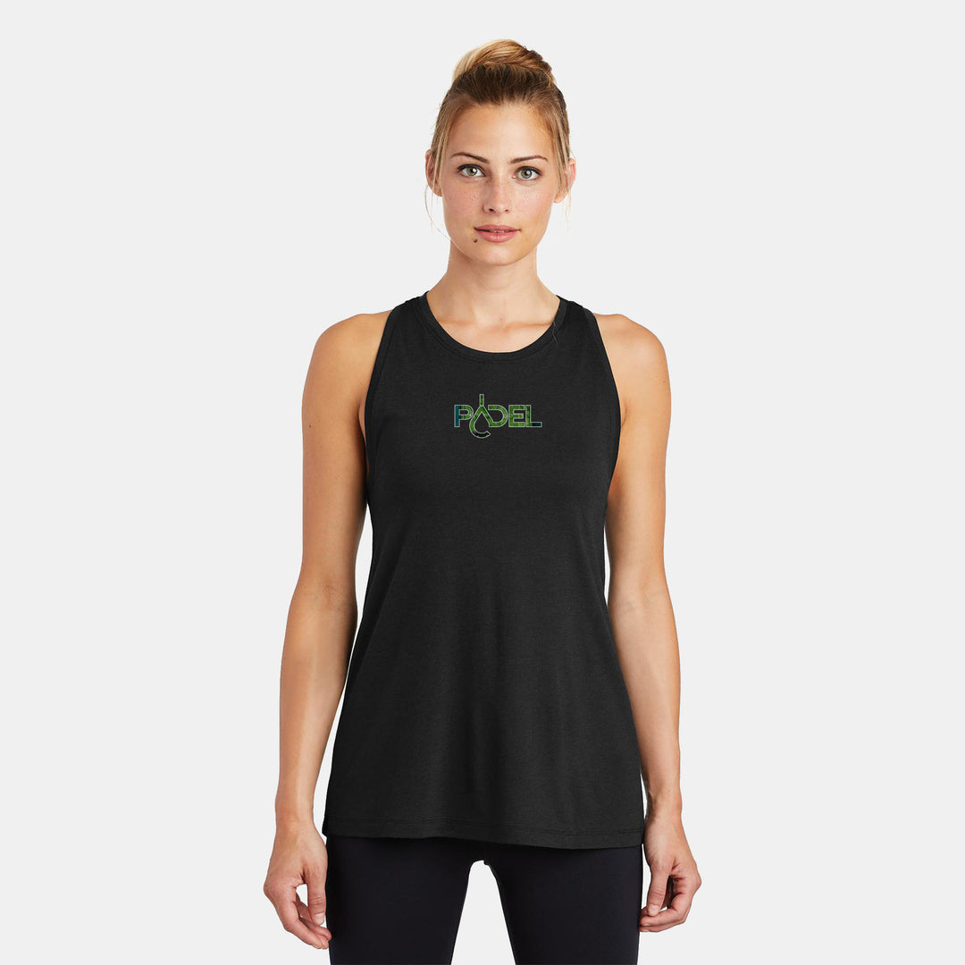 Padel Tear Ladies Moisture Wicking Racerback Tank