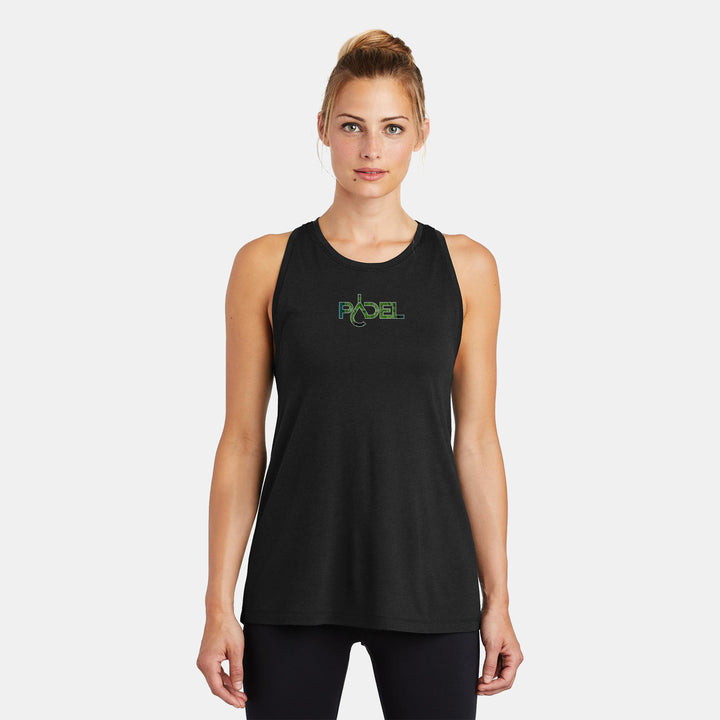 Padel Tear Ladies Moisture Wicking Racerback Tank