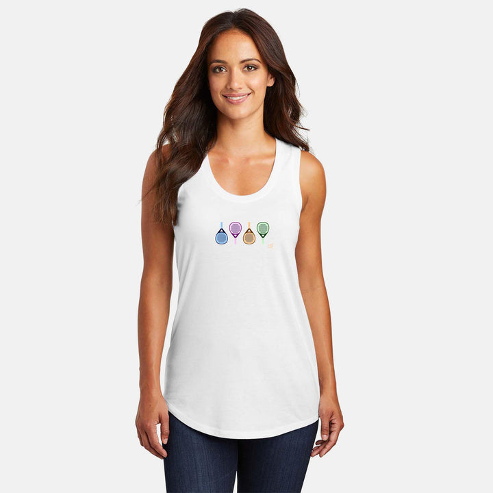 Choose Your Padel Ladies Tri-Blend Racerback Tank