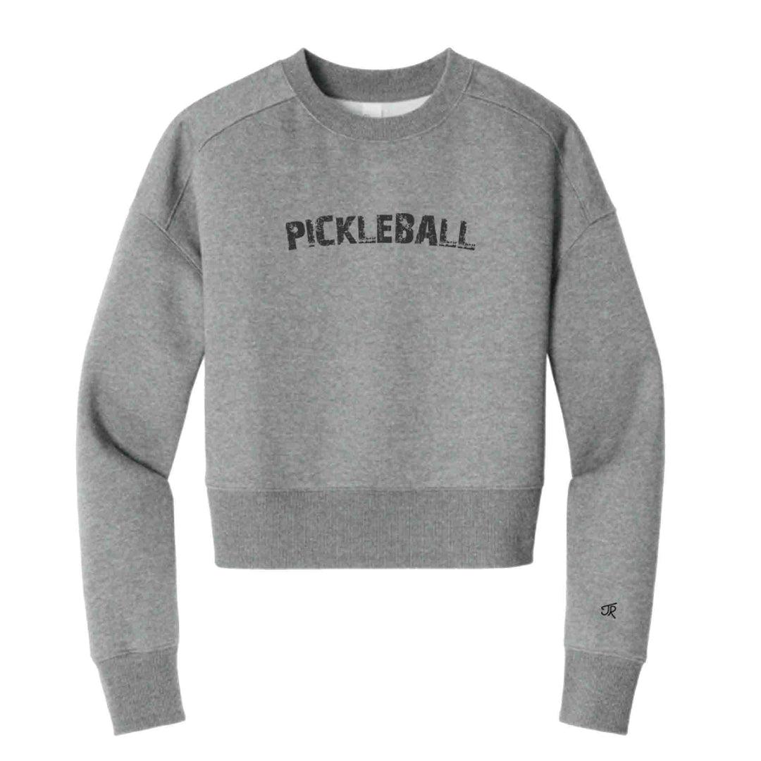 Pickleball Arc Ladies Cropped Sweatshirt
