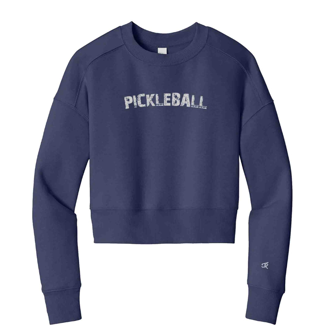 Pickleball Arc Ladies Cropped Sweatshirt