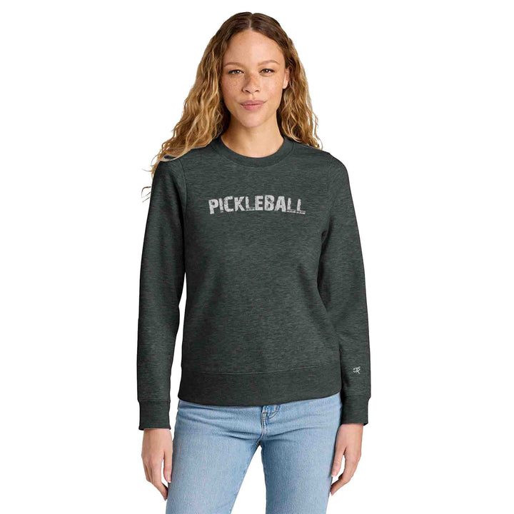 Pickleball Arc Ladies Crewneck Sweatshirts