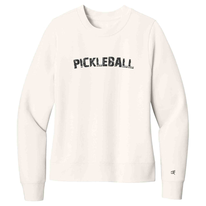 Pickleball Arc Ladies Crewneck Sweatshirts