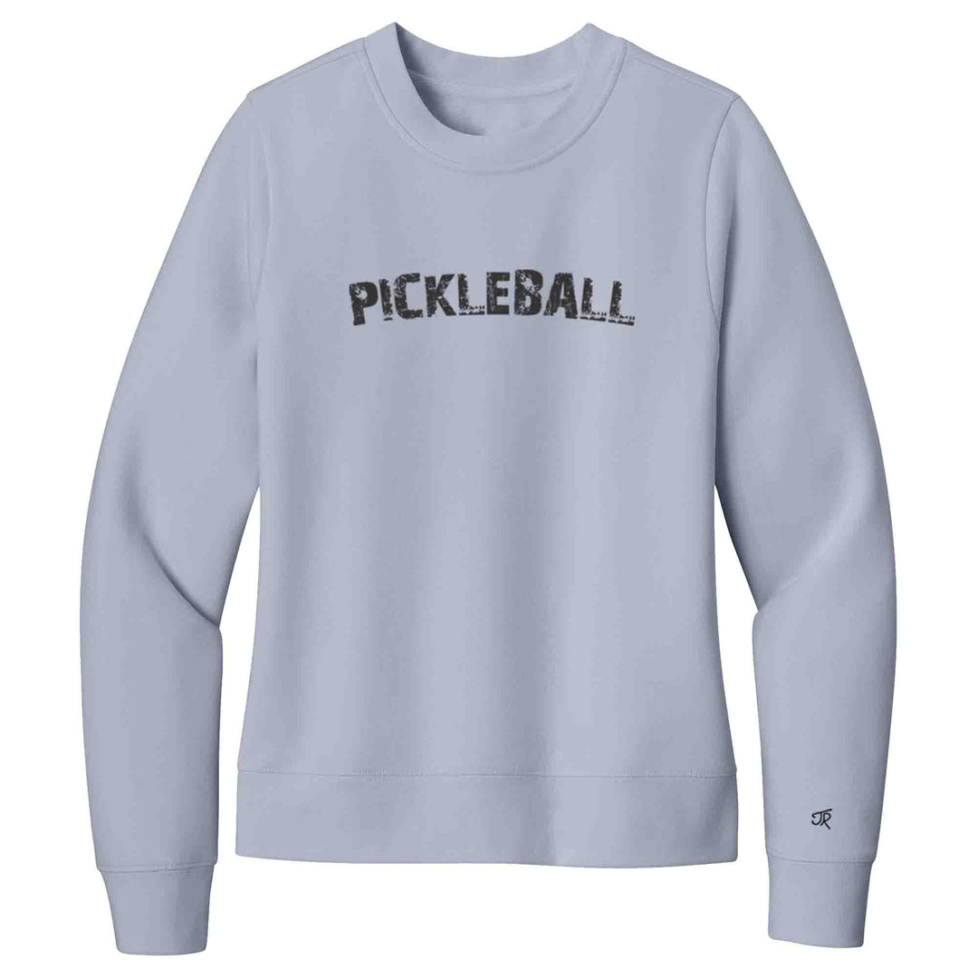 Pickleball Arc Ladies Crewneck Sweatshirts