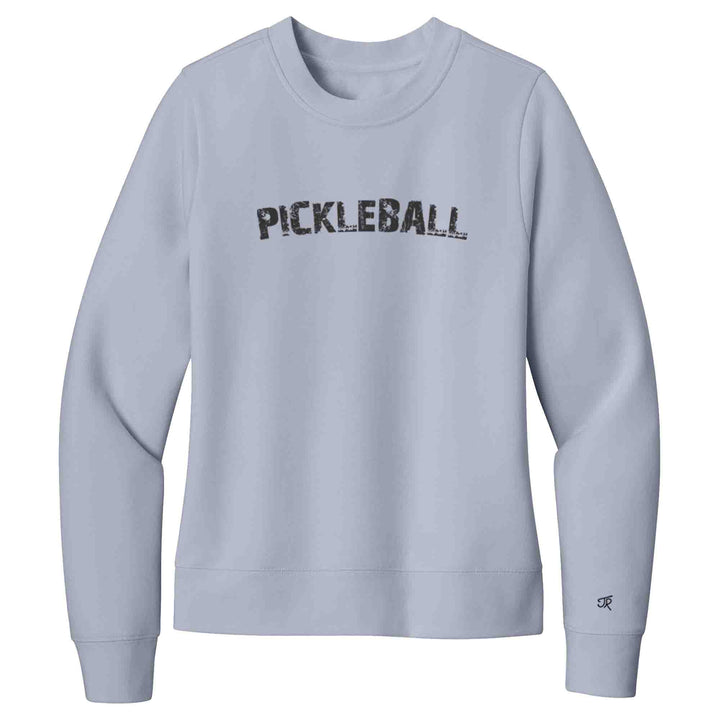 Pickleball Arc Ladies Crewneck Sweatshirts