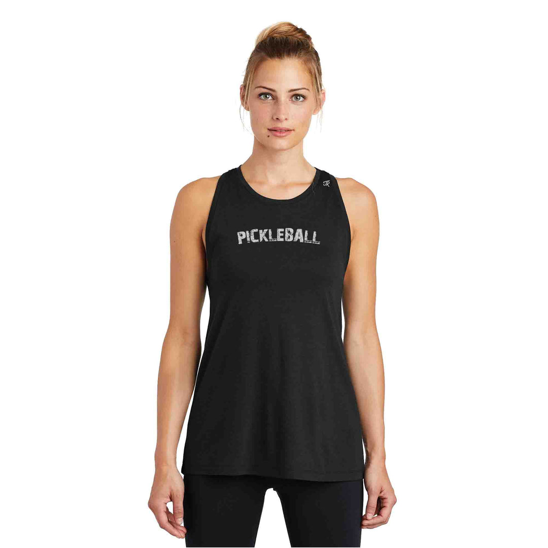 Pickleball Arc Ladies Moisture Wicking Racerback Tank