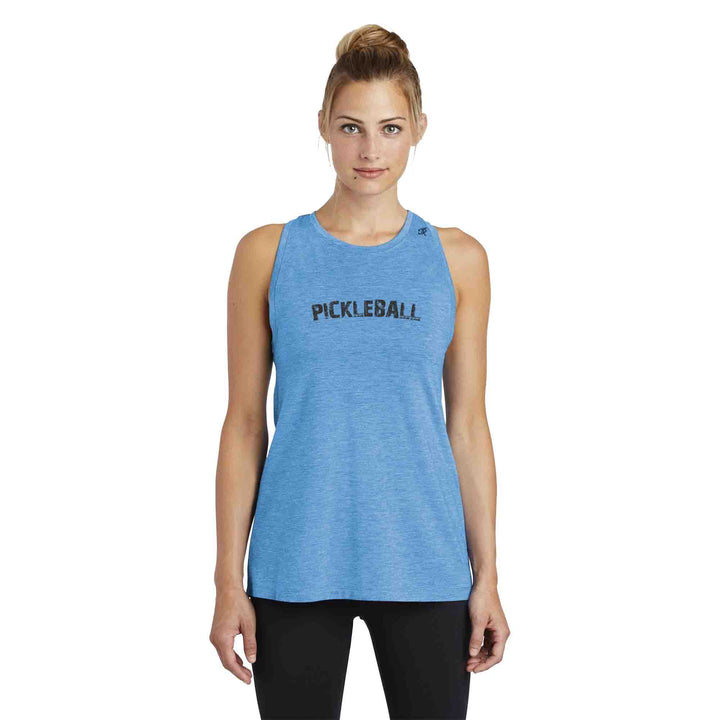 Pickleball Arc Ladies Moisture Wicking Racerback Tank