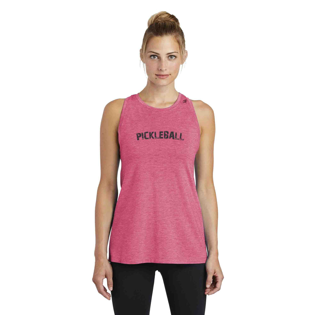 Pickleball Arc Ladies Moisture Wicking Racerback Tank