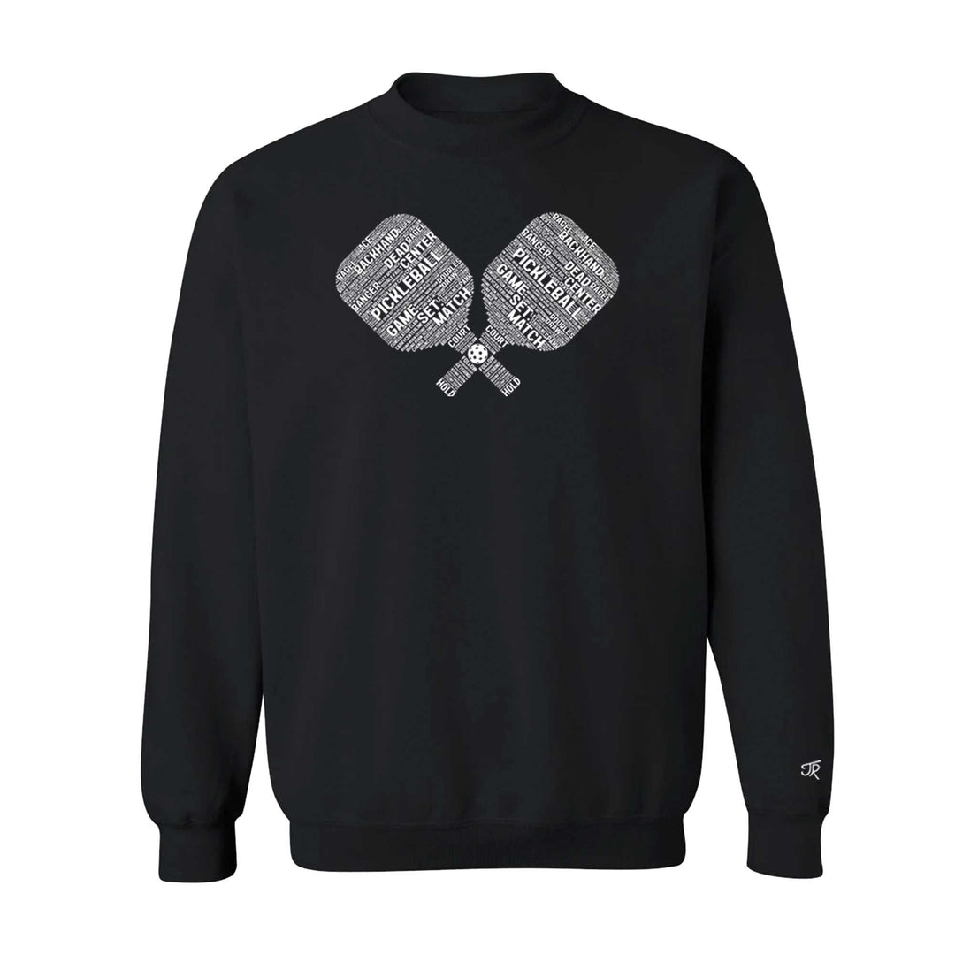 Pickleball Wordfill Unisex Sweatshirts