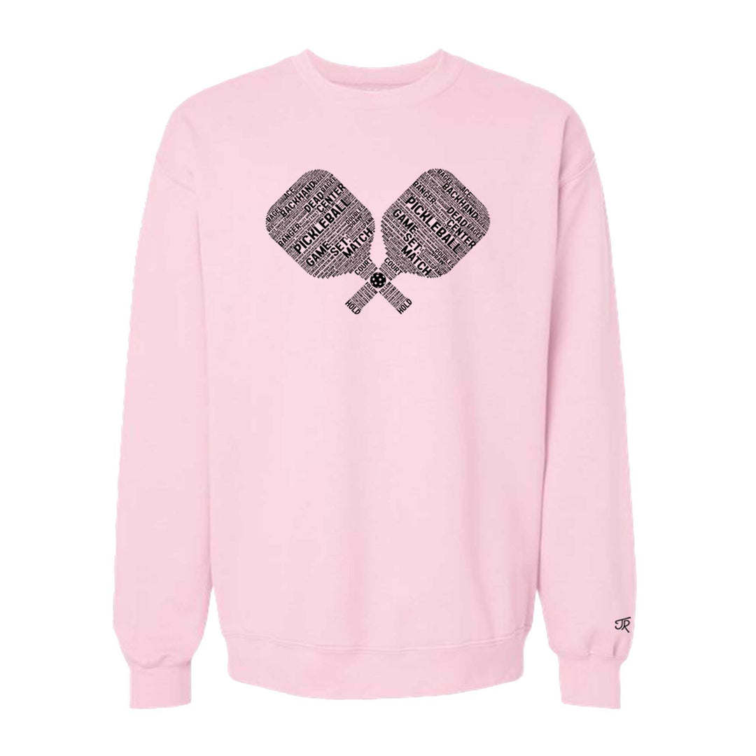 Pickleball Wordfill Unisex Sweatshirts