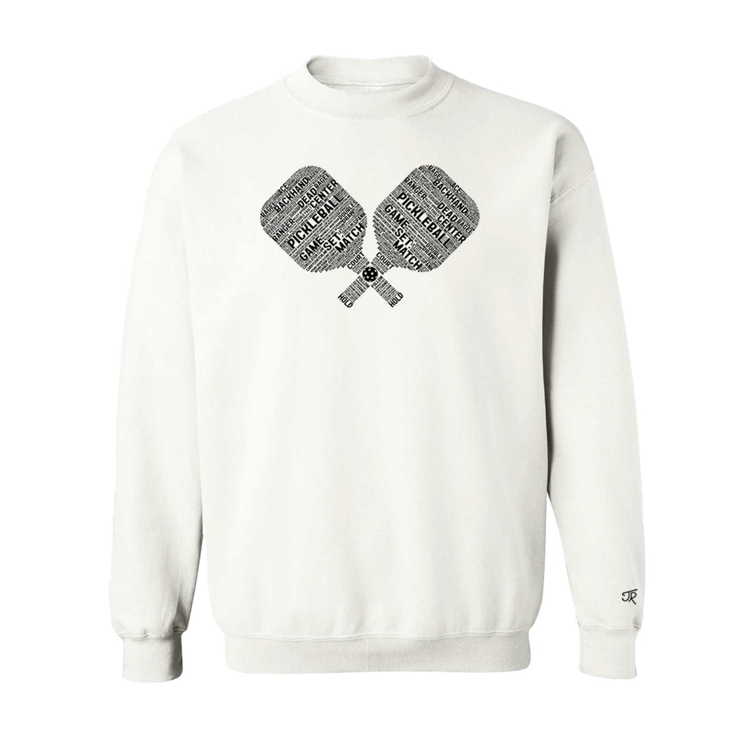 Pickleball Wordfill Unisex Sweatshirts