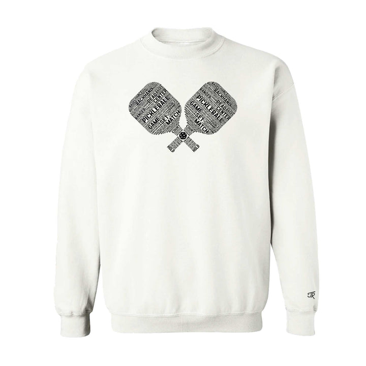 Pickleball Wordfill Unisex Sweatshirts