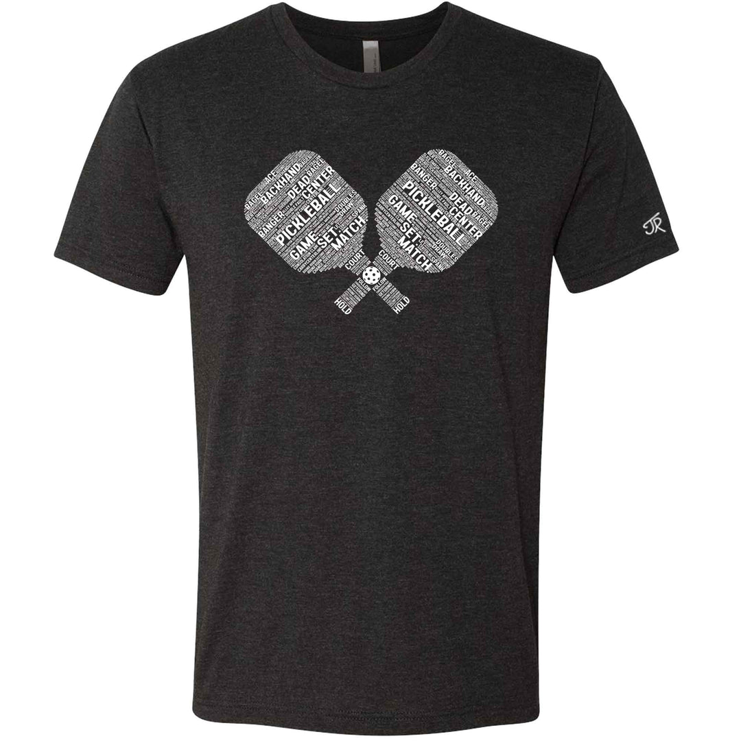 Pickleball Wordfill Unisex Tri-Blend Crew
